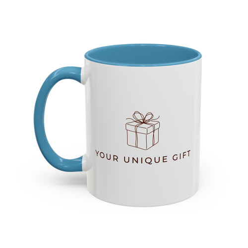 Yug Logo Accent Coffee Mug — Modern Minimalist Branded Ceramic Mug